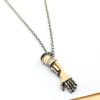 Game Sekiro Shadows Die Twice Hand Necklace For Men Metal The Great Wolf Cannon Necklace Women 4 - Sekiro Shop