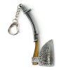 Game Sekiro Shadows Die Twice Keychain Wolf Arm Axe Metal Cosplay Key Rings Metal Key Buckles 5 - Sekiro Shop