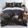Sekiro Shadows Die Twice Game Game Comforter Bedding Set Duvet Cover Bed Set Quilt Cover Pillowcase 17 - Sekiro Shop