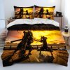 Sekiro Shadows Die Twice Game Game Comforter Bedding Set Duvet Cover Bed Set Quilt Cover Pillowcase 18 - Sekiro Shop