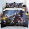 Sekiro Shadows Die Twice Game Game Comforter Bedding Set Duvet Cover Bed Set Quilt Cover Pillowcase 21 - Sekiro Shop