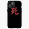 Sekiro Death Screen Red Death Word In Japanese Character Iphone Case Official Sekiro Merch