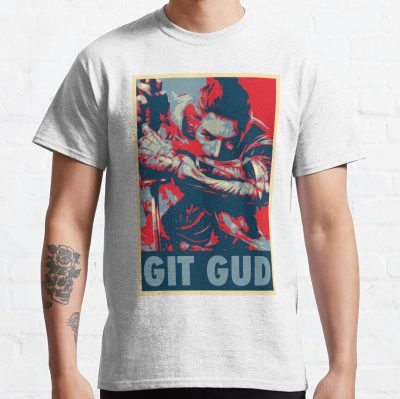Sekiro: Shadows Die Twice - Git Gud Design T-Shirt Official Sekiro Merch