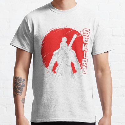 One-Armed Wolf Red Sun T-Shirt Official Sekiro Merch