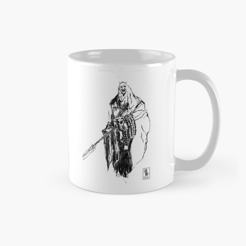 Sekiro Corrupted Monk Mug Sekiro Shop   Mugstandardx800right Pad800x800f8f8f8 5 