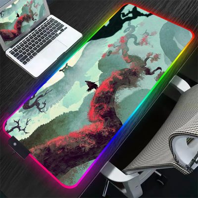 Sekiro Deep Forest Led Mouse Pad