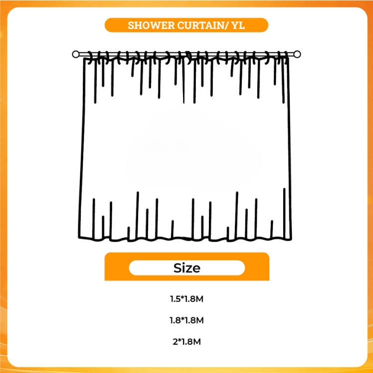 3D shower curtain - Sekiro Shop